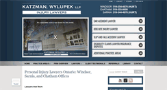 Desktop Screenshot of katzman-wylupek.com
